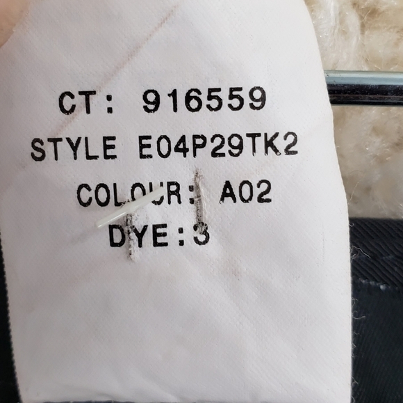 PHILIPPE Adec Paris Women US 6 black trousers pants front zip pockets Poly blend - Picture 3 of 11